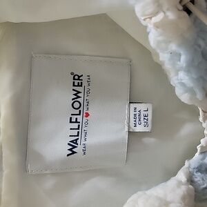 Lined fuzzy fleece hooded jacket. New never worn.